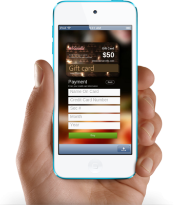 Gift cards y promociones