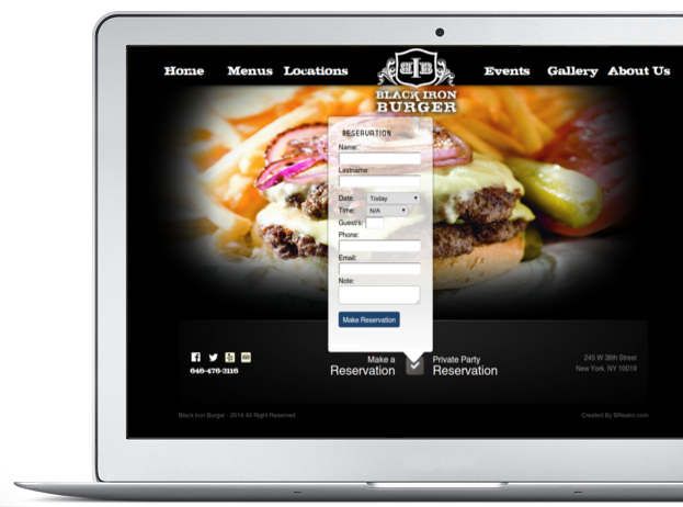 Sistema de reservas de restaurante